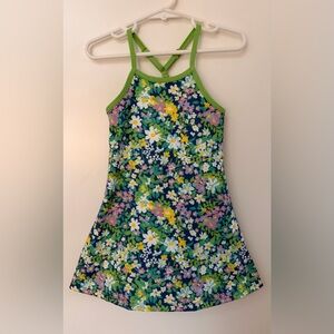 Little one shop floral athletic dress with built in shorts size 3T